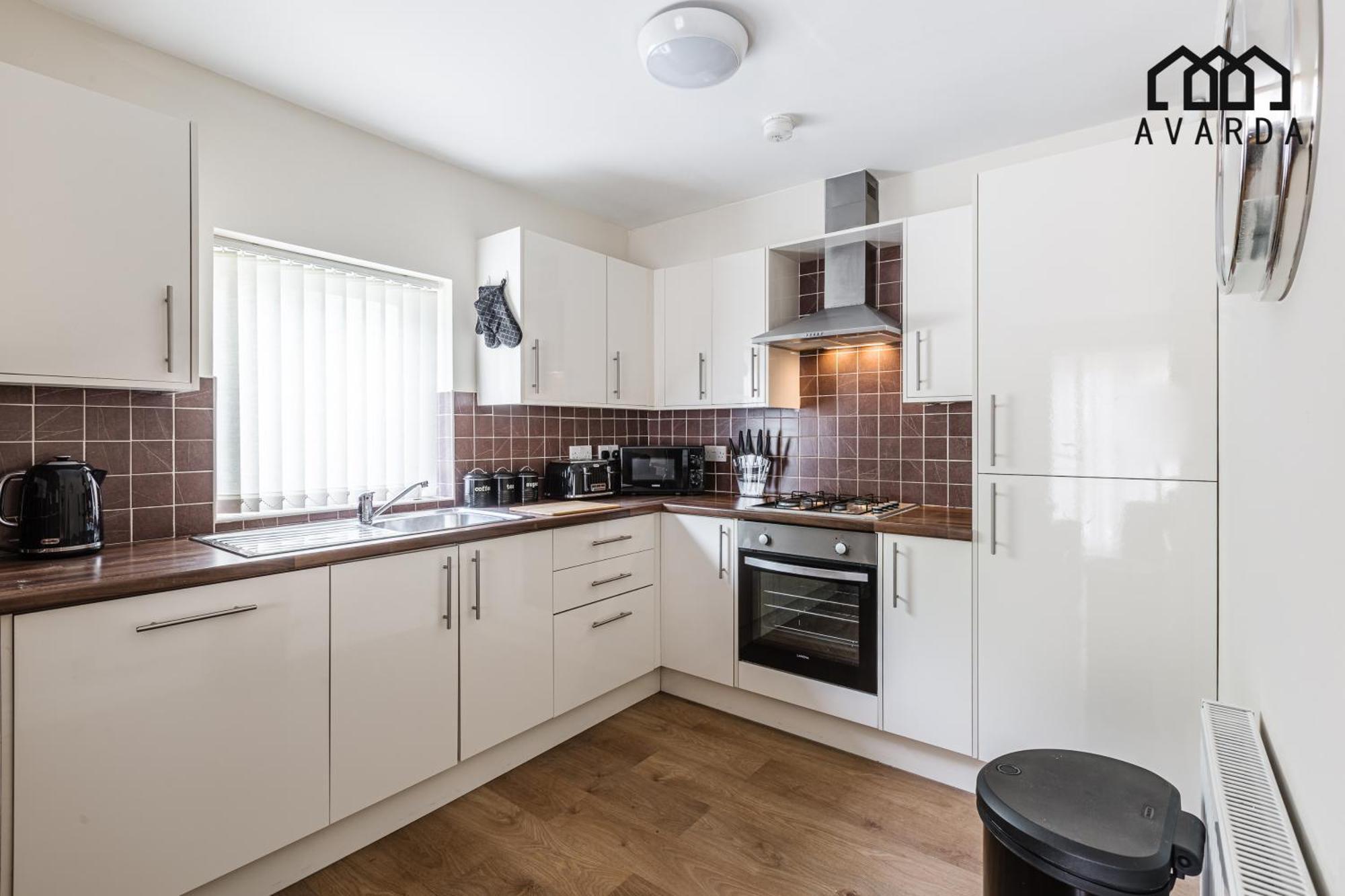 Oxheys House - 5 Bedrooms Contractors Parking Preston  Quarto foto