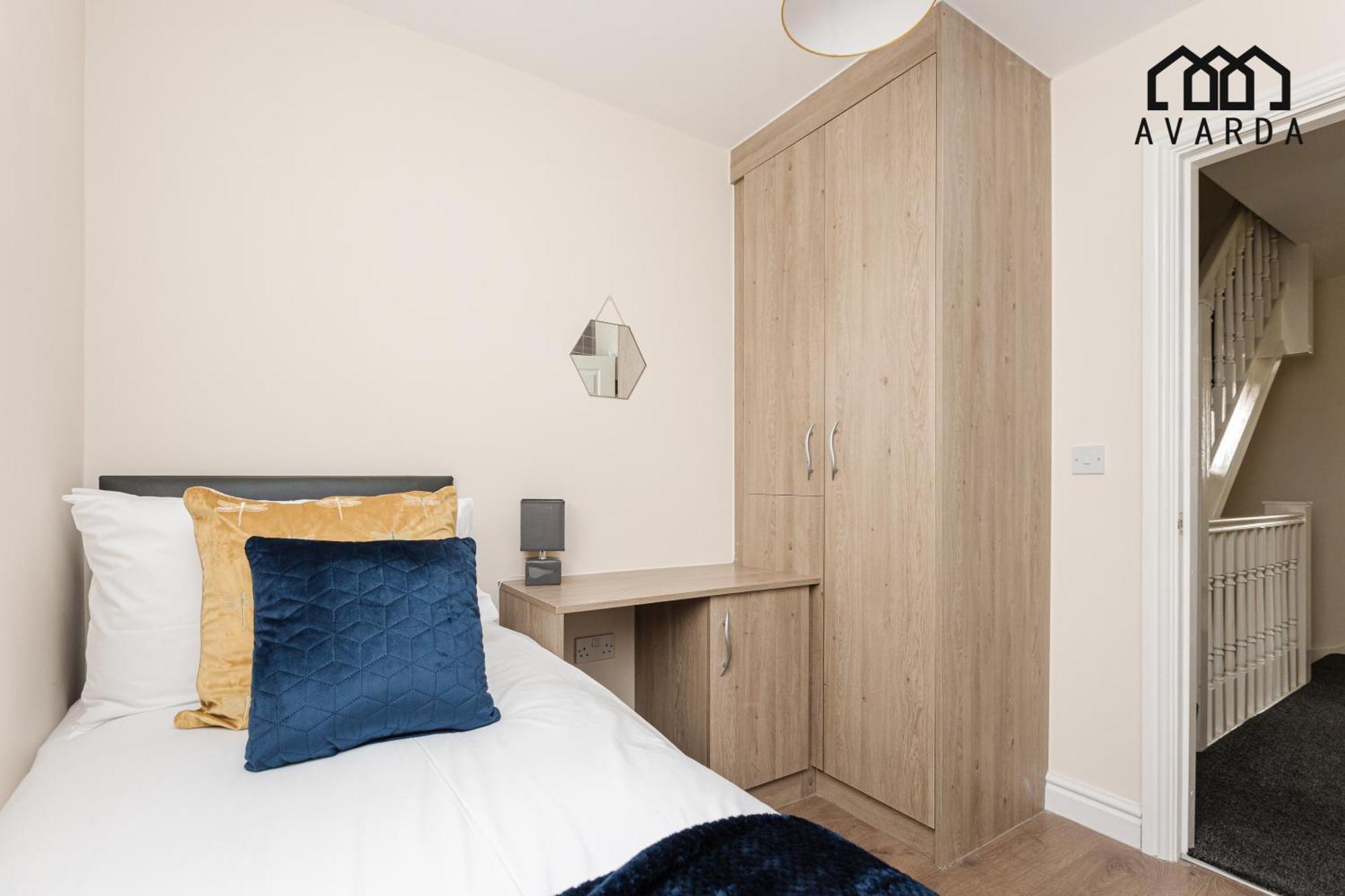 Oxheys House - 5 Bedrooms Contractors Parking Preston  Quarto foto