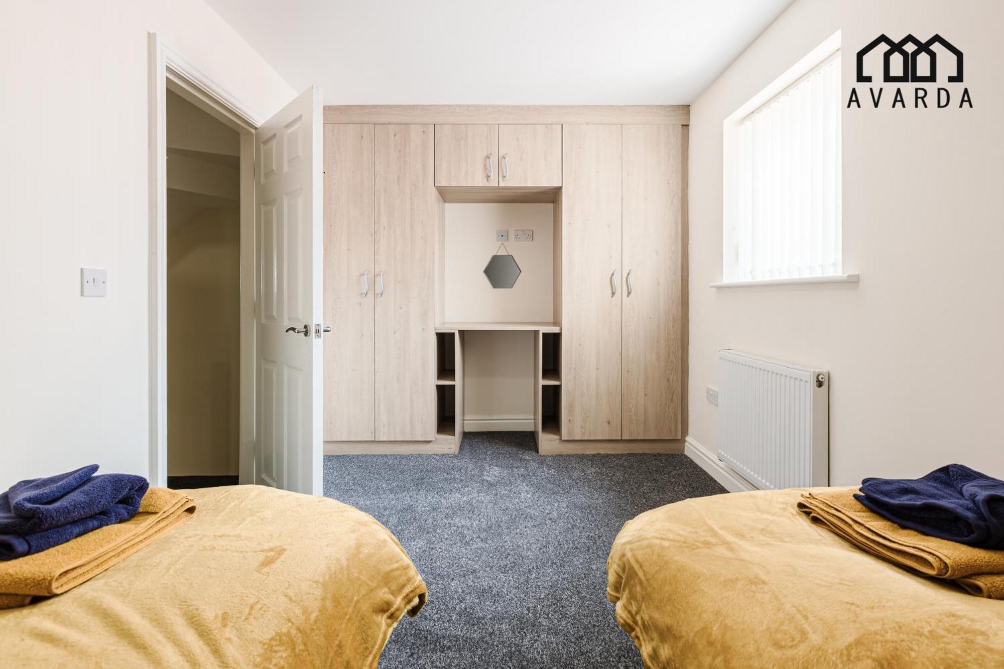 Oxheys House - 5 Bedrooms Contractors Parking Preston  Quarto foto