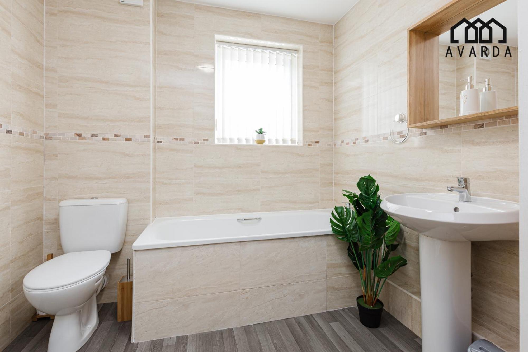 Oxheys House - 5 Bedrooms Contractors Parking Preston  Quarto foto
