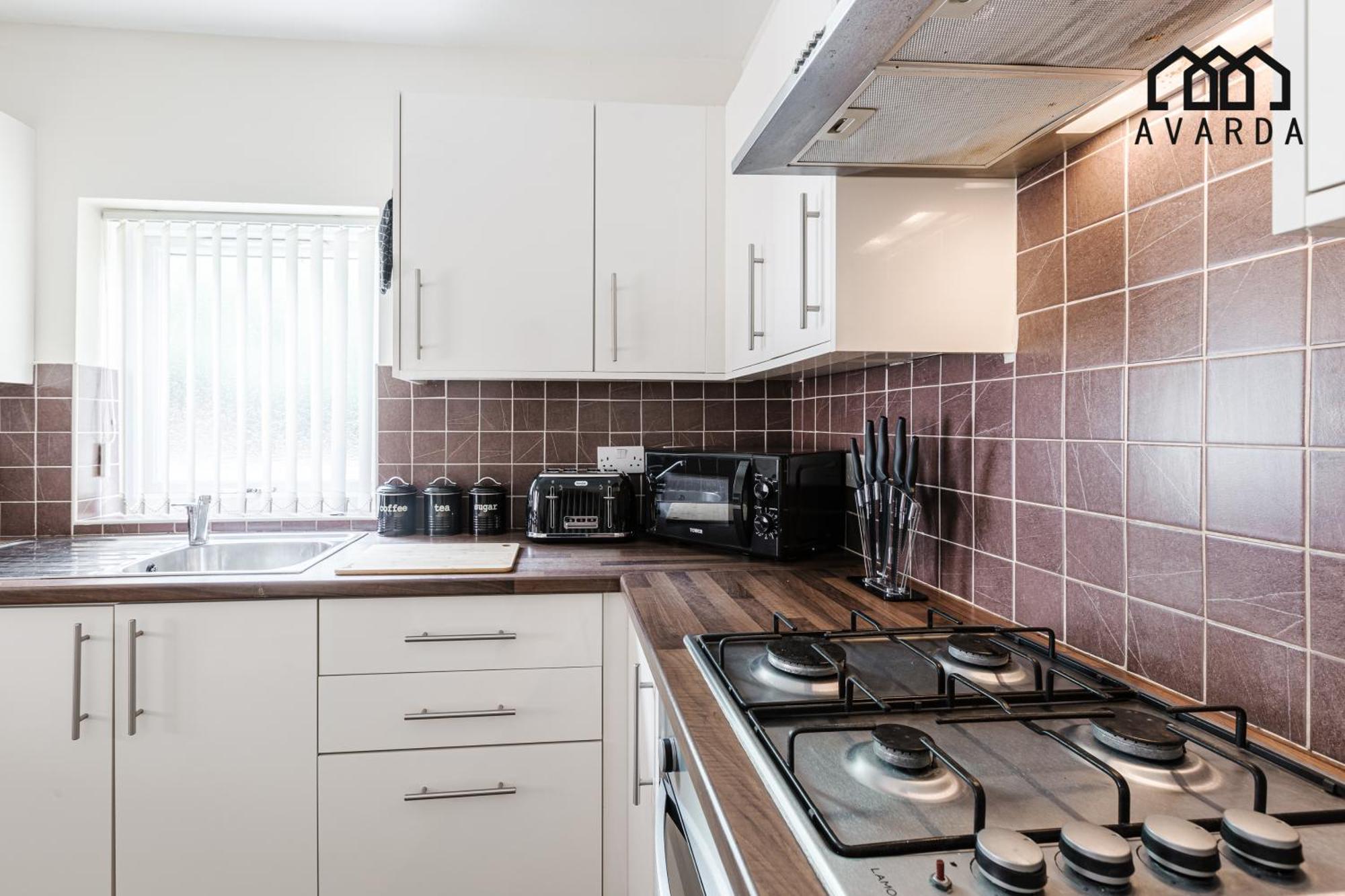 Oxheys House - 5 Bedrooms Contractors Parking Preston  Quarto foto
